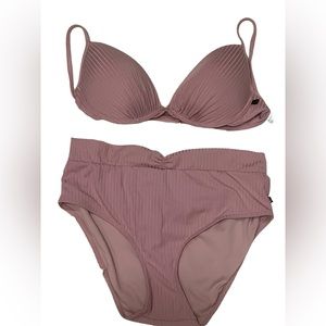 ❤️La vie en rose Ribbed Bikini
